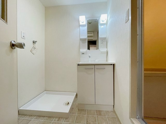 メゾンマリーゴールドの洗面所|忙しい朝には欠かせない洗面所です