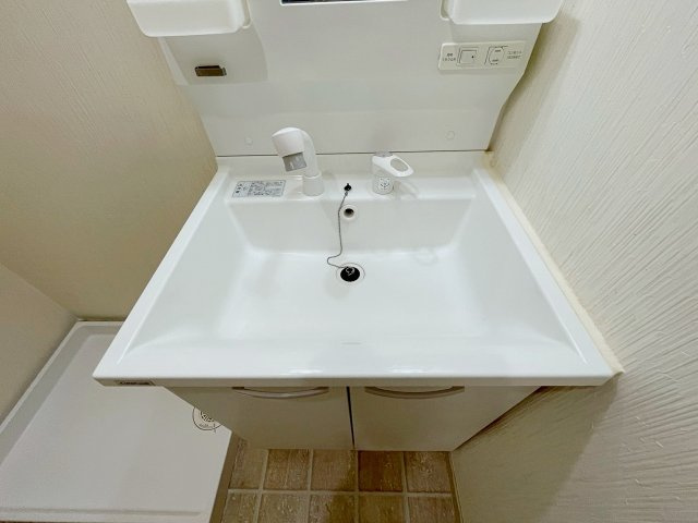 メゾンマリーゴールドの洗面所|脱衣スペースもあります