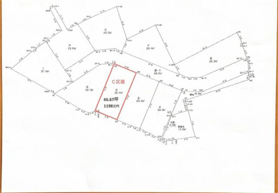 【区画図】 | 住宅用地・C