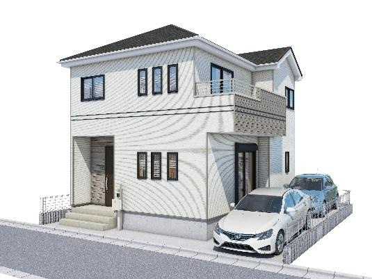 【外観パース】 | 明石市大久保町西島（全１）　新築