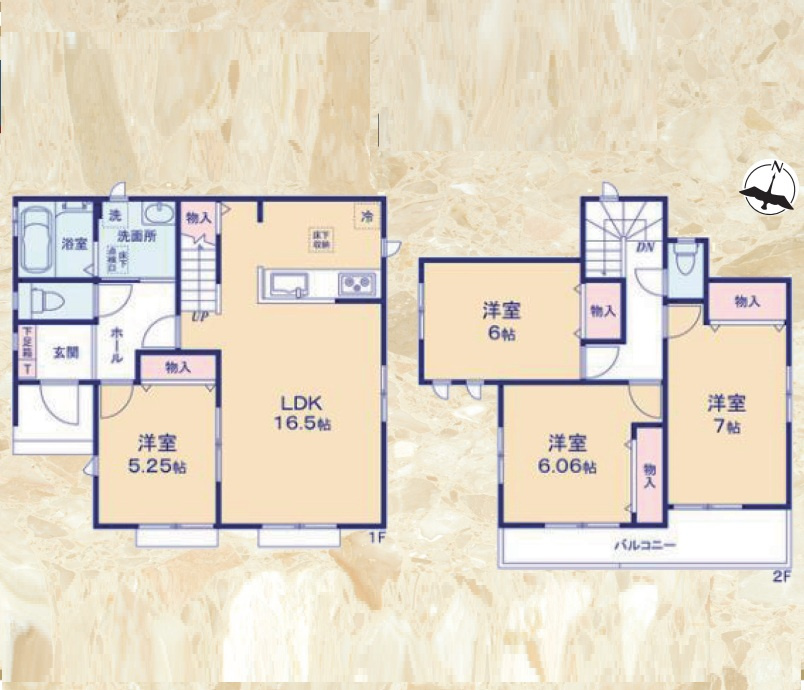 裾野市石脇297番　新築戸建　全4棟　C号棟の前面道路含む現地写真