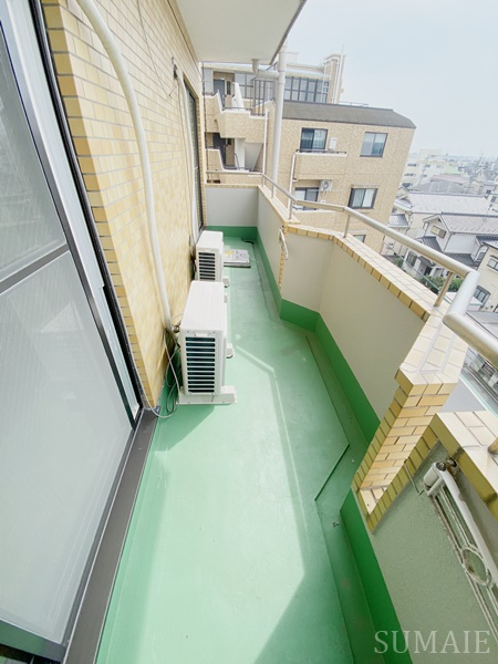 柴又ＳＴマンションのバルコニー