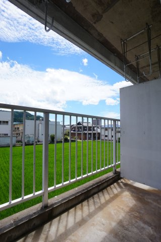 コーポあおき１のバルコニー