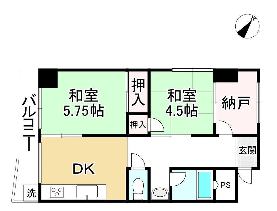 メゾン近江富士の間取り