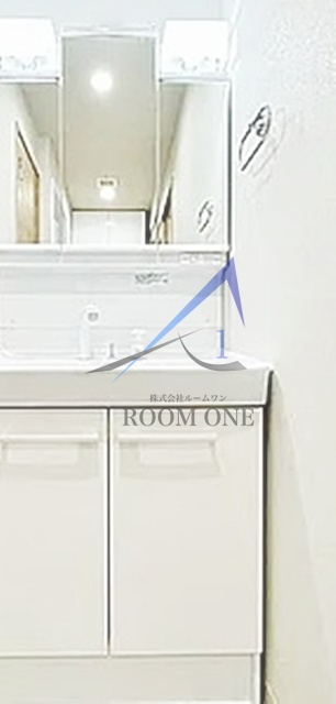 若松町サマリヤマンションの洗面所|洗面台です。