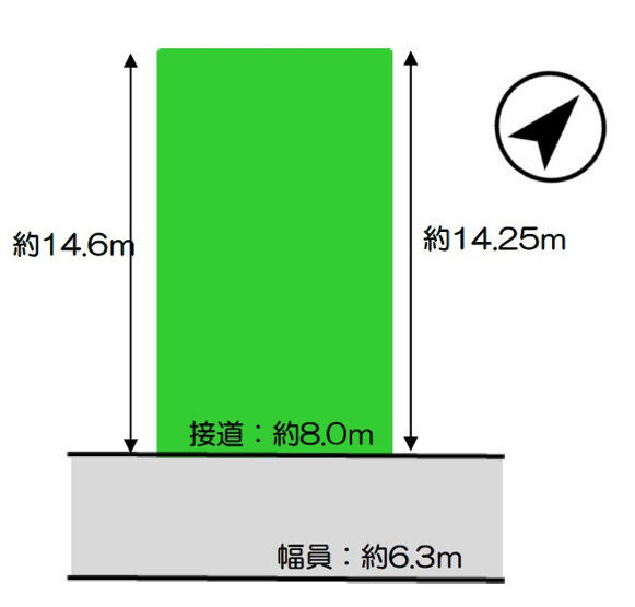 【土地図】 | 加古川市尾上町口里　土地 | 約34.9坪です。