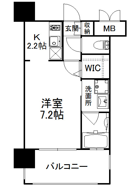 新品家具付きマンション渡辺通23(KaGood福岡)