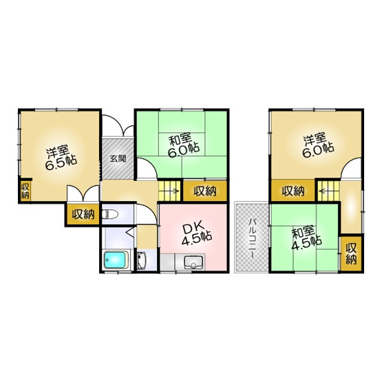 【間取り】 | 鵯越筋戸建
