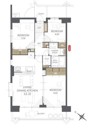 【間取り】サンライフ東浦和 