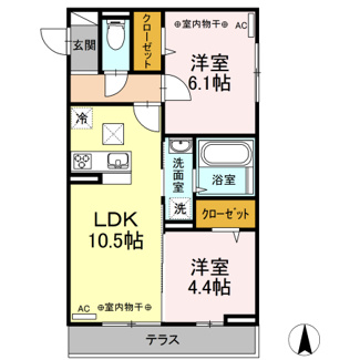 【間取り】 | メゾン新山