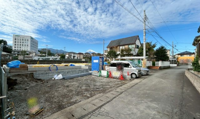 裾野市石脇　新築戸建　全２棟　１号棟の外観|現地撮影10.23