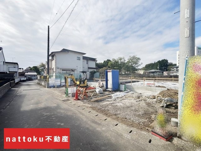 裾野市石脇　新築戸建　全２棟　１号棟の前面道路含む現地写真|現地写真