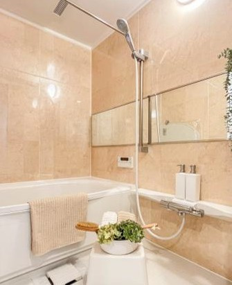 リジェンヌ京町(川崎区京町3丁目）の浴室|リビング施工例　（令和7年12月中旬完成）