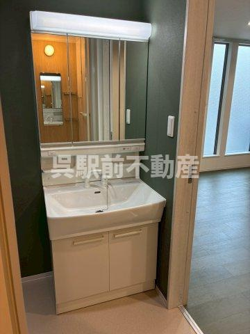 サルースの洗面所