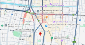 【地図】 | メゾンベール難波・旭化成ヘーベルメゾンHEBEL HAUS