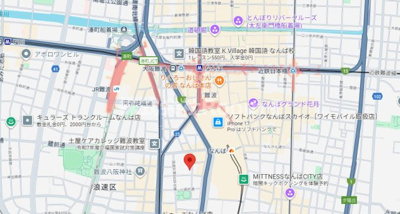 【地図】 | メゾンベール難波・旭化成ヘーベルメゾンHEBEL HAUS