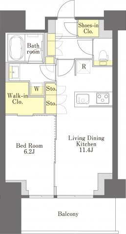 プライムメゾン江古田の杜イーストの間取り