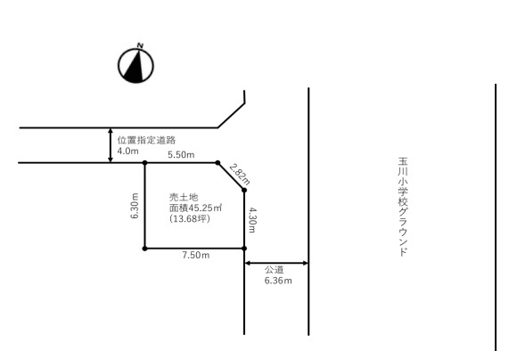福島区玉川　新築戸建用土地