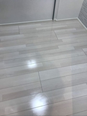 【居間・リビング】 | リュクシティー高井戸（リュクスシティー高井戸） | ホワイトフローリング（同一仕様写真）