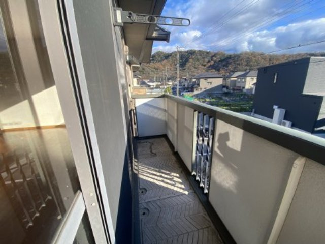 ヴィラウィッシュＡのバルコニー