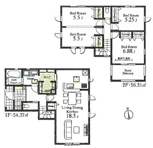 飯能市双柳・全11棟　新築一戸建　7号棟　