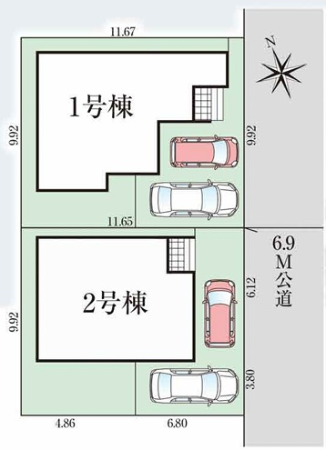 【区画図】 | グラファーレ佐倉市石川４期