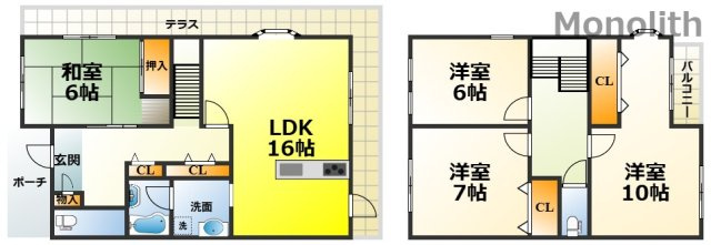 プライジアの間取り