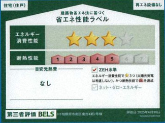 【省エネ性能ラベル】 | 南区南台6丁目  2号棟 4期