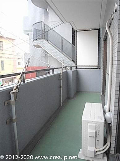 スカイビュウ11のバルコニー