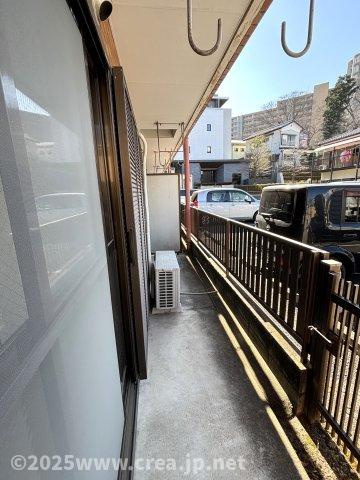 メゾンホソダAのバルコニー