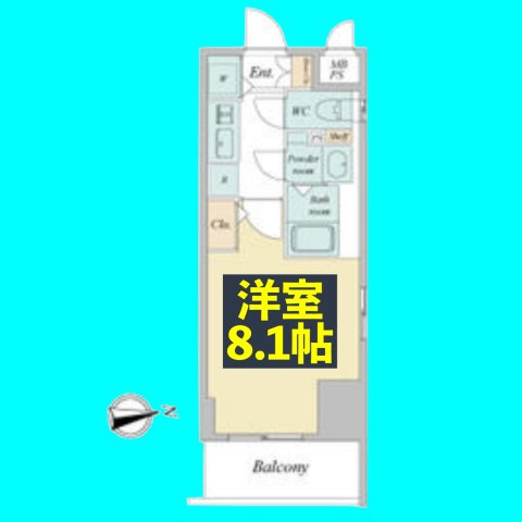 エスプレイス上前津レガシーの間取り