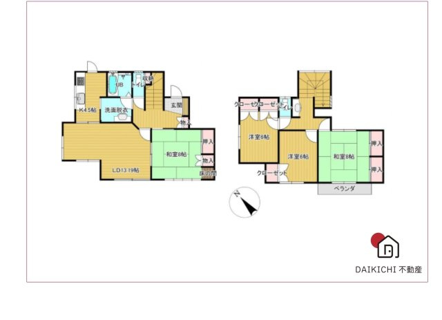 【間取り】 | 小川町みどりが丘５丁目　中古戸建