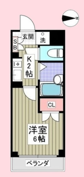 川口プラザDの間取り