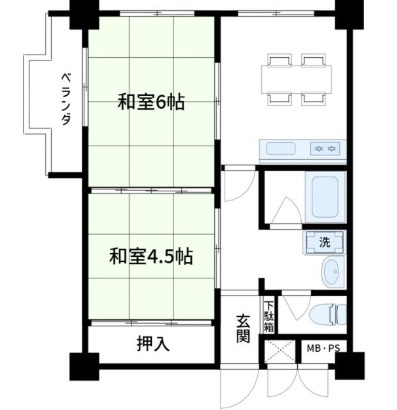 グレースコーポ都島の間取り