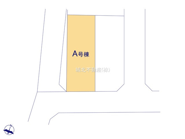杉並区荻窪1丁目 全2棟 A号棟の区画図