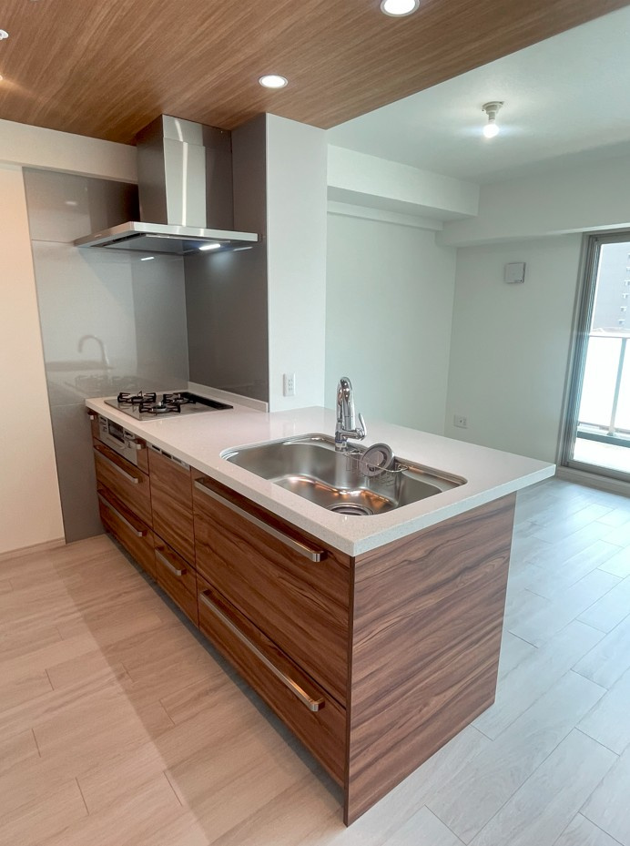 ピアッツァレジデンス橿原神宮駅前のキッチン|グリル・食器洗乾燥機付き