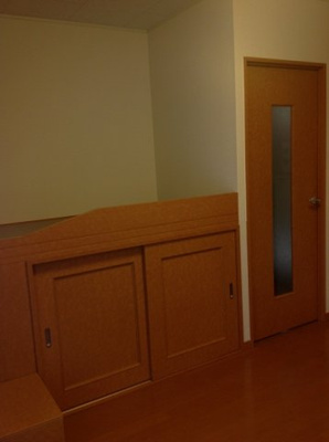 【寝室】 | レオパレスＰＩＮＯ | 収納付きベッド