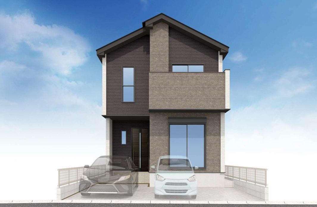 仲介手数料無料　ケイアイLIGARE 所沢市北原町４期・全１棟の外観パース