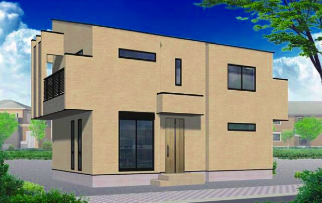 武蔵野市境南町１丁目 中央線 武蔵境駅 新築戸建の外観パース