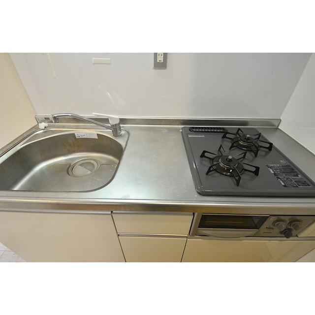 グランエッグス池尻大橋　駅近　浴室乾燥機　ロフトのキッチン