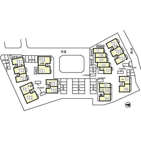 リシアンサス・ガーデン　の区画図