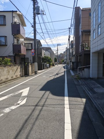 板橋区徳丸２丁目売地の前面道路含む現地写真