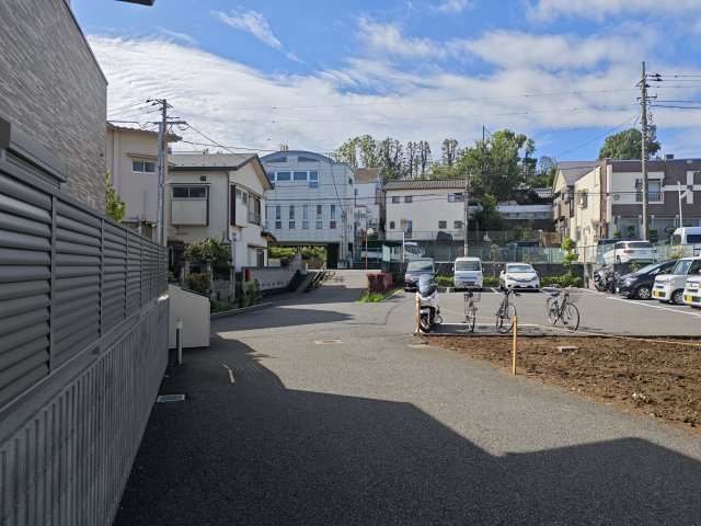 板橋区徳丸２丁目売地の前面道路含む現地写真