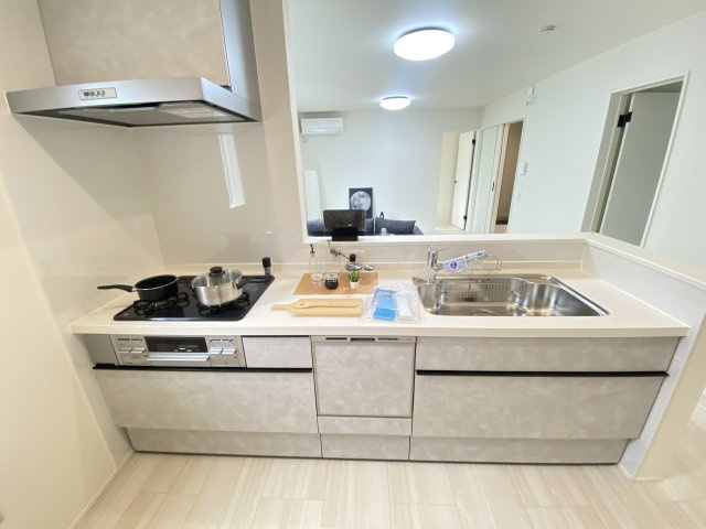 『八王子市新築戸建て』八王子市楢原町1605-1【仲介手数料無料】　２４ー１期のキッチン|～仲介手数料無料☆八王子ひなた不動産～　八王子市楢原町　新築戸建て