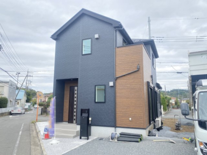 祝：成約済み　八王子市　楢原町　新築戸建て　２４ー１期の外観|～仲介手数料無料☆八王子ひなた不動産～　八王子市楢原町　新築戸建て