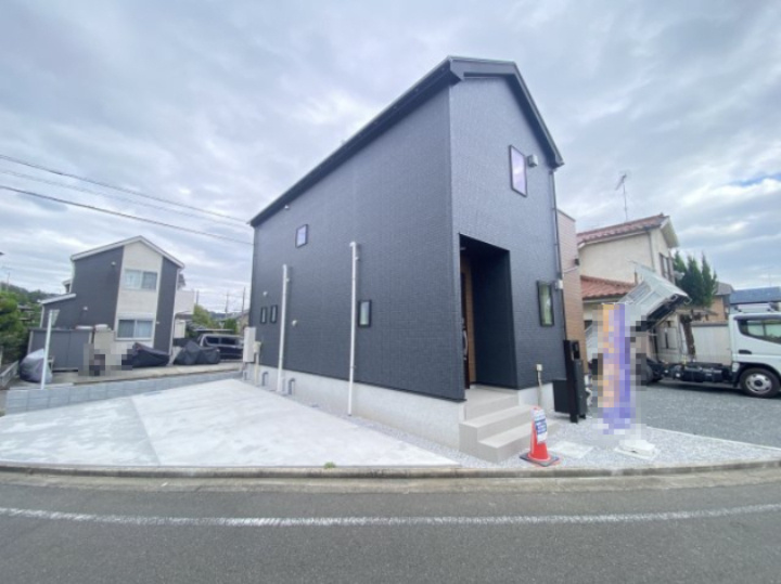 『八王子市新築戸建て』八王子市楢原町1605-1【仲介手数料無料】　２４ー１期の外観|～仲介手数料無料☆八王子ひなた不動産～　八王子市楢原町　新築戸建て