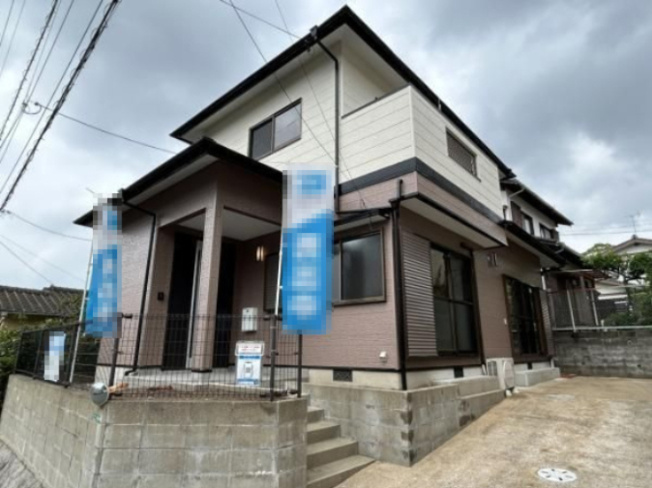 【外観】 | 福岡市早良区野芥６丁目　戸建て | 外壁塗装も行い、落ち着きのあるツートンカラーに仕上がりました