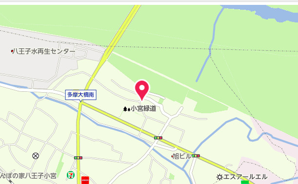 『八王子市新築戸建て』八王子市小宮町346【仲介手数料無料】　２４ー１期の地図|～仲介手数料無料☆八王子ひなた不動産～　八王子市小宮町　新築戸建て
