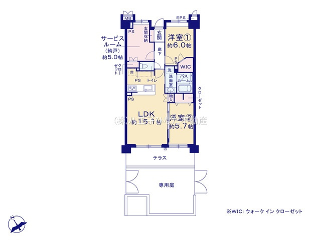 『八王子市マンション』サンクレイドル暁町弐番館【仲介手数料無料】　八王子市暁町2-9-14の間取り|～仲介手数料無料☆八王子ひなた不動産～サンクレイドル暁町弐番館
