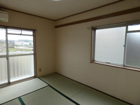 ６帖の和室。